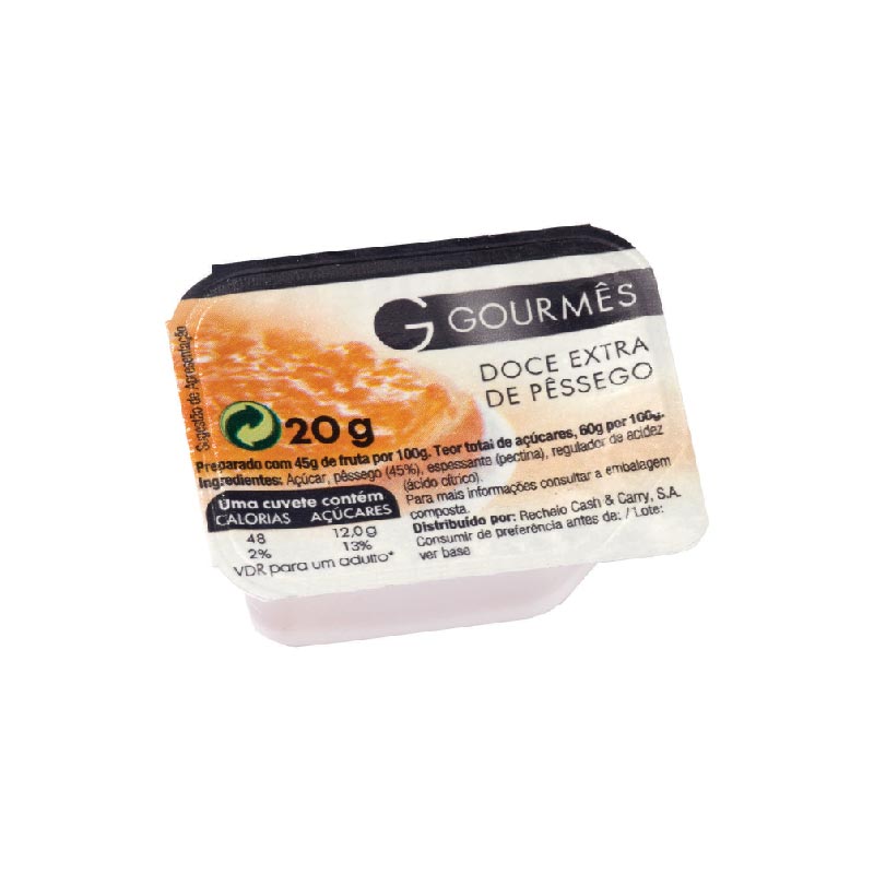 Confiture de pêches gourmande 120x20g