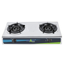 2-burner stainless steel gas stove