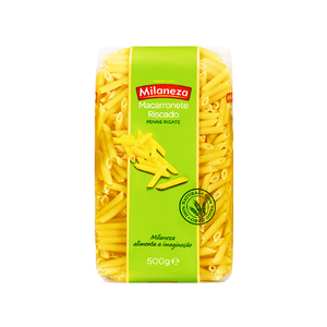 Massa Milaneza 500g - Macar.Risc Peq_Penne Rigate [18] (Caixa)