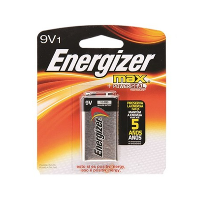 Energizer Pilhas Max 9V - 522 BP-1[12][48] (Caixa)