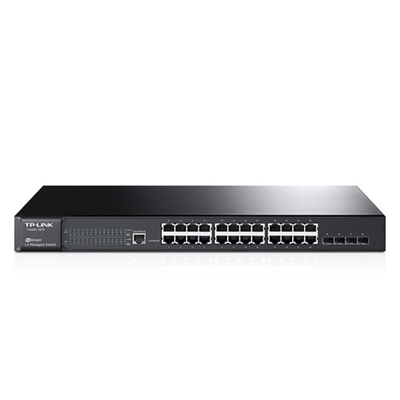 TP-Link 28-Port JetStream Gigabit Smart L2 Switch w_ 4 SFP Ports