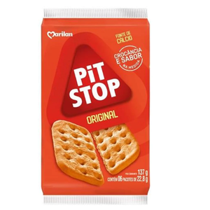 Marilan Pit Stop Cracker Biscuits 6x22.8g - Original [36] (Box)