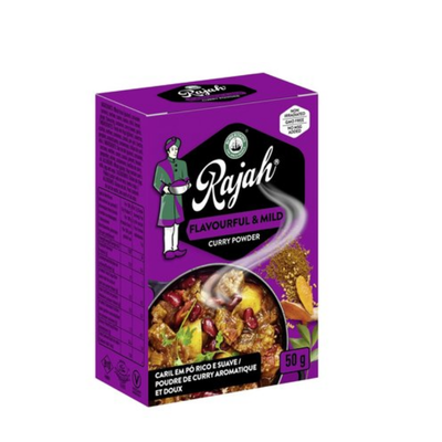 Robertsons Rajah Curry Powder  7g - Flav. & Mild [4×40] (Embalagem)