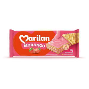 Marilan Waffer Biscuits 115g - Strawberry [24] (Box)
