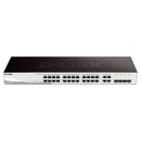 D-Link Switch 24-Port Gigabit Smart Managed Layer 2 + 4 SFP Ports