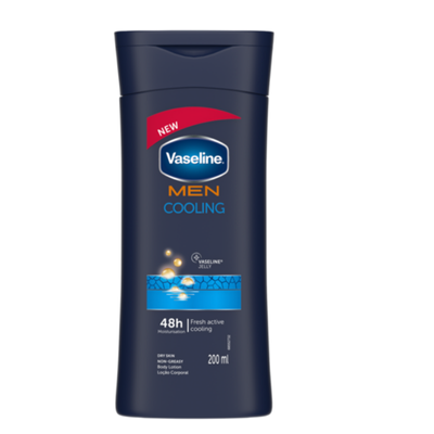Vaseline Men Lotion 200ml - Cooling [12x6] Old Pack (Embalagem)