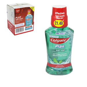 CP Colgate Antigerm Protection Plax 500ml - Peppermint [6] (Box)