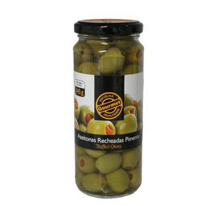 Gourmet Whole Green Olives - 345g Jar [12] (Box)