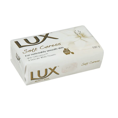Lux Soap 100g - Soft Caress_Branco [12x12] (Embalagem)